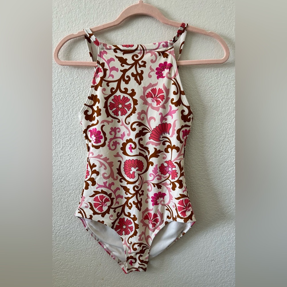 Downeast Women's Flora Design Swimsuit UPF 50+ SZ XS